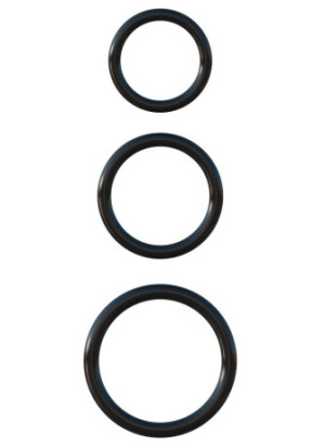 Silicone 3-Ring Stamina Set